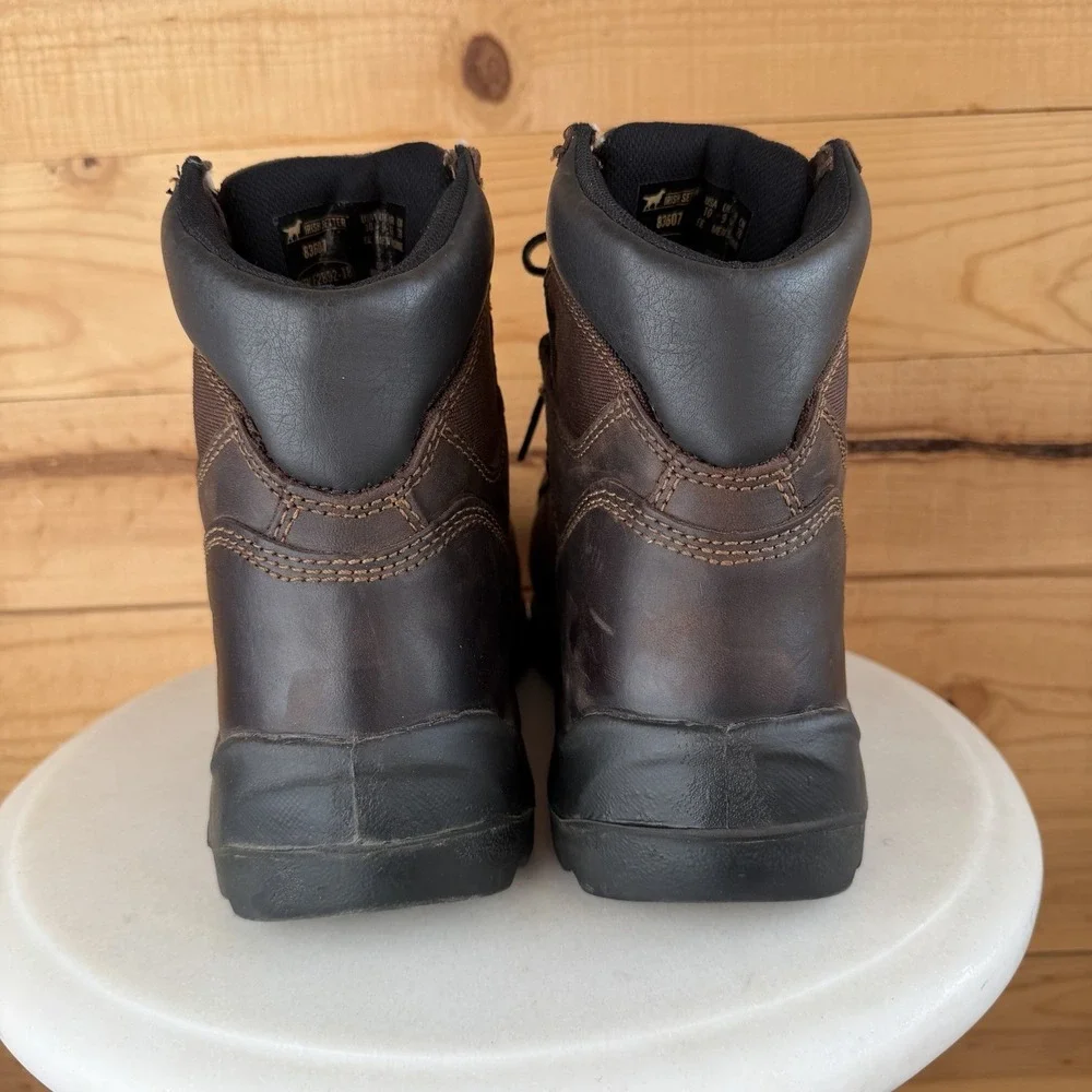 Irish Setter Work Boots 83607 Men's 10 Brown Leather EH ASTM Oil Slip‎ Resist